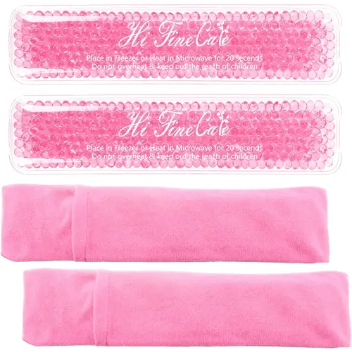 Perineal Cooling Pad for Postpartum Recovery, Extra Durable Gel Cold Packs for Hemorrhoids & C-Section Relief, 2 Reusable Ice Packs & 2 Washable Covers, New Mom Gift