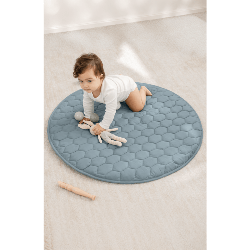 Premium Play Mat with Non-Slip Bottom, Round