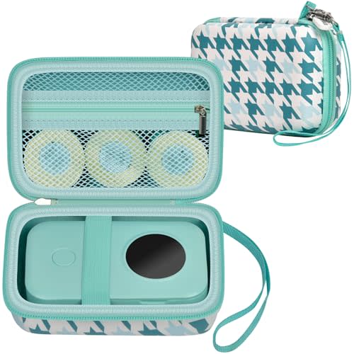 Labels Printer Case Compatible with COLORWING D30 Bluetooth Wireless Portable Labeling Printer Also for Phomemo D30 D35 for Memoking Mini Thermal Printing Sticker Storage Holder