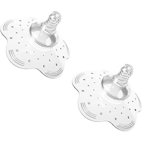 Nipple Shield Premium Contact Nippleshield for Breastfeeding with Latch Difficulties or Flat or Inverted Nipples Non-Toxic