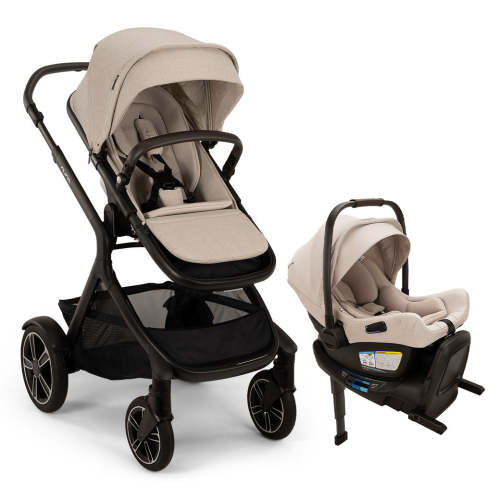 Nuna DEMI Next Stroller + PIPA Series Travel System | Biscotti