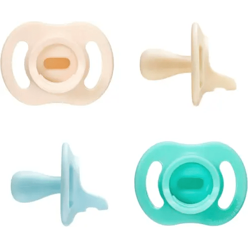 Tommee Tippee Ultra-Light StayPut Pacifier, One-Piece Silicone Design, 0-6m, 4 Pack