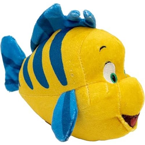 Buckle-Down Disney Dog Toy, The Little Mermaid Flounder Full Body Pose, Plush