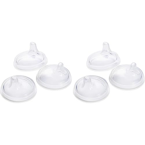 Boon NURSH Silicone Sippy Cup Lid, 6 Months and up (Pack of 6)