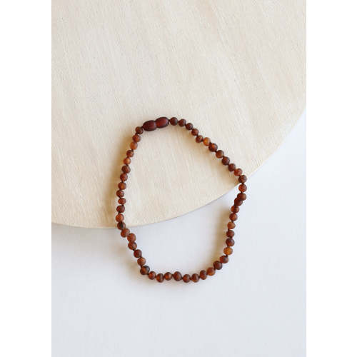 Raw Cognac Baltic Amber || Necklace – CanyonLeaf