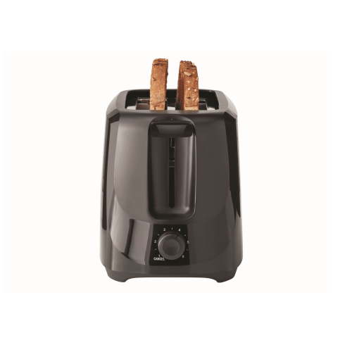 Mainstays 2-Slice Toaster with 6 Shade Settings and Removable Crumb Tray, Black