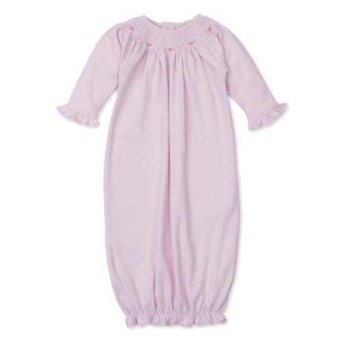 Pink Hand Smocked Sack