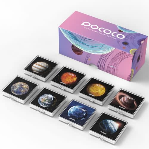 POCOCO Immersive Planet Series Discs, 5K Resolution, Realistic Patterns, 8 Pieces