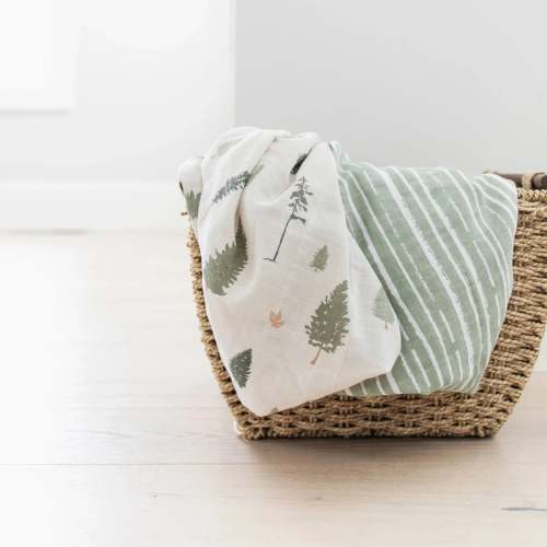 Saranoni - Cotton Muslin Swaddle (2 pack) - Pine