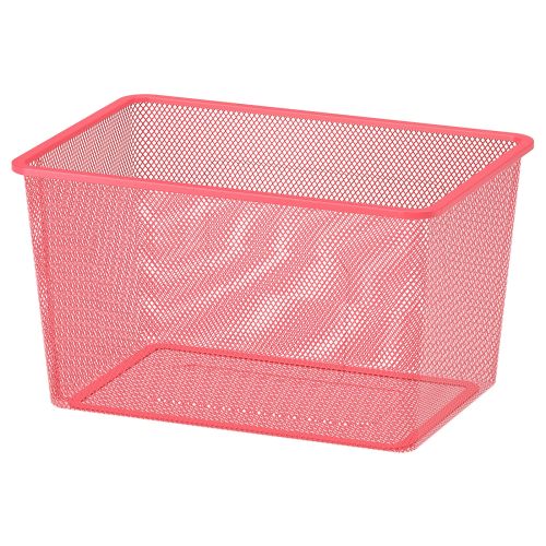 TROFAST Mesh storage box - light red 16 1/2x11 3/4x9 "