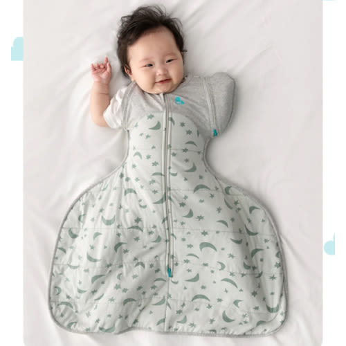 Swaddle Up™ Transition Bag Hip Harness 2.5 TOG Cotton Olive Moonlight