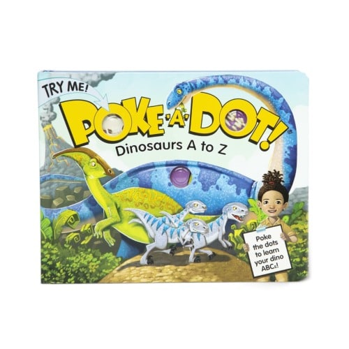 Poke-A-Dot: Dinosaurs A to Z Book | Dinosaur Themed Book