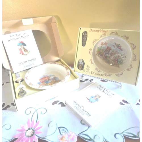 Royal Doulton Bunnykins Plate and Spoon
