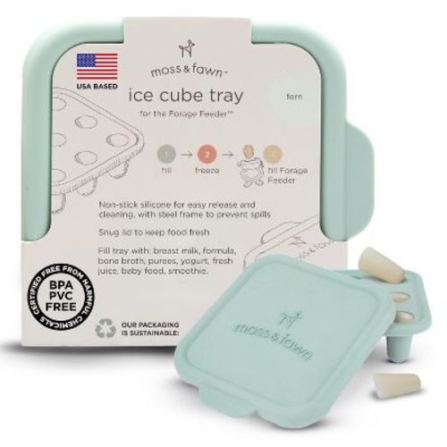 Moss and Fawn Baby Food Freezer Tray for Forage Baby Food Feeder Fern
