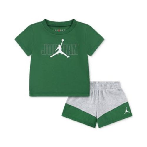 Baby Stacked Mixed T-Shirt & Shorts, 2 Piece Set