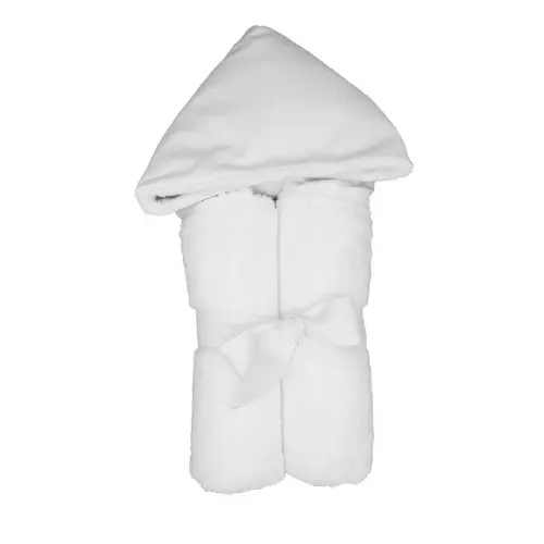 Hooded Monogram Bath Towerl
