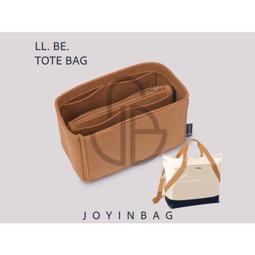 Felt Tote Bag Organizer Insert: LL Bean Boat & Tote, Removable Pouch