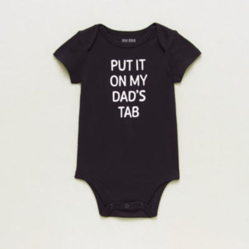 Okie Dokie Baby Unisex Round Neck Short Sleeve Rib Bodysuit