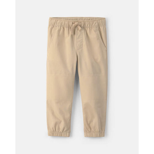 Toddler Boy Canvas Pull-On Pants - Khaki | Carter's