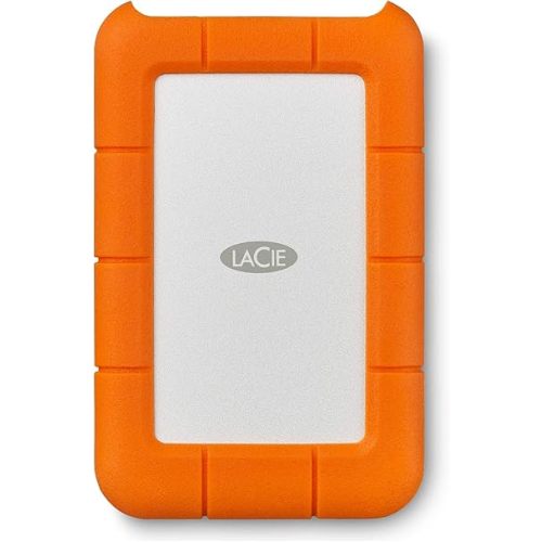 LaCie Rugged Mini, 2TB, 2.5", Portable External Hard Drive, for PC Mac iPad and iPhone, Data Rescue Service (LAC9000298)