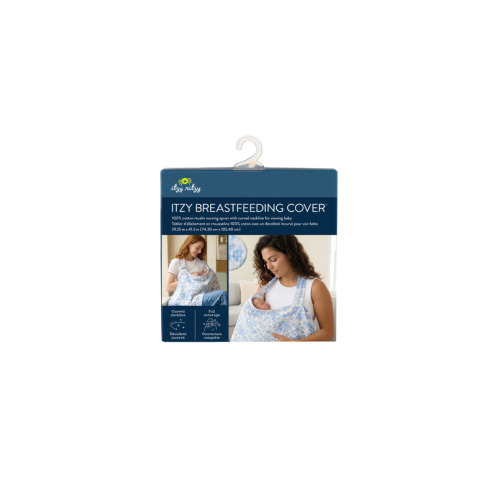 Itzy Ritzy Itzy Breastfeeding Cover Blue Toile