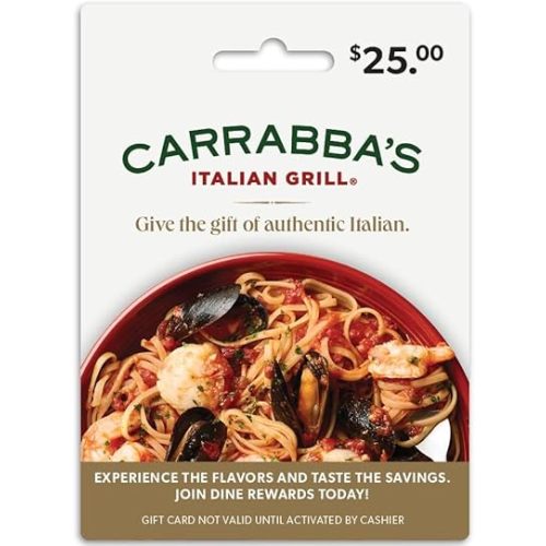 Carrabba's Italian Grill Restaurant Gift Card