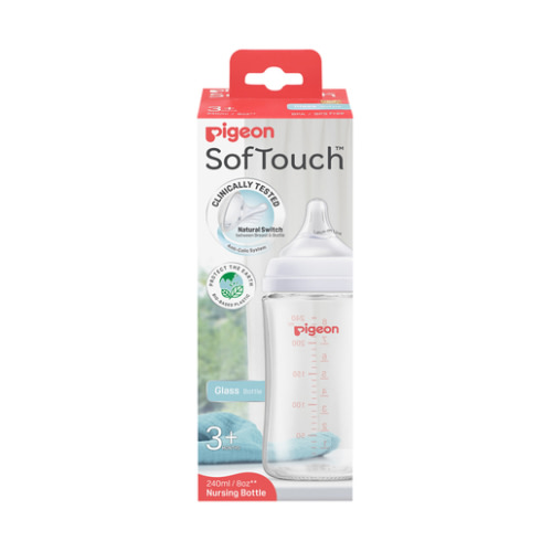 Pigeon Softouch Glass Bottles 240ML