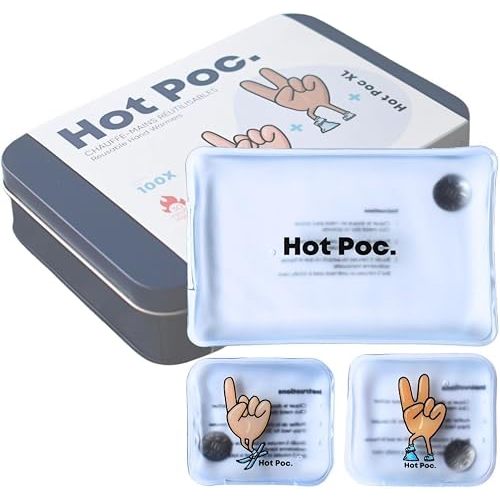Reusable Hand Warmers hotpoc, Sustainable, No Charge Needed, Pocket Warmers for Outdoors Activities and Cold Weather, Value Pack