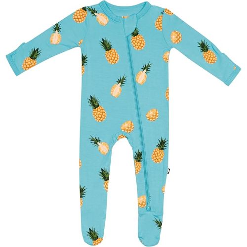 KYTE BABY Infant and Toddler Dual Zipper Footie, Ultra-Soft Rayon Made From Bamboo Sleeper, Boys and Girls Pajamas