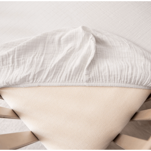 Breathable Organic Cotton Muslin Crib Sheets