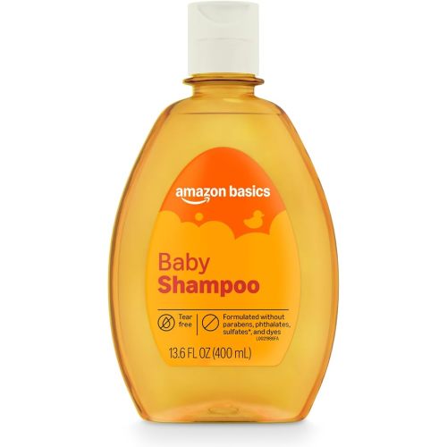 Amazon Basics Tear-Free Baby Shampoo, 13.6 Fluid Ounce, Packaging May Vary