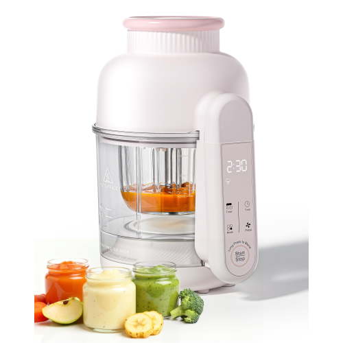 6-in-1 Food Steamer & Blender, Auto Steam & Blend, Glass, BPA-Free, Touch Control