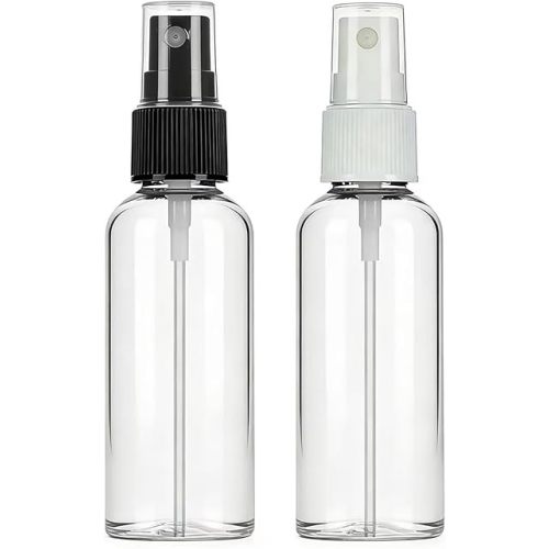 1 Oz Travel Spray Bottles, Thickened Reusable Refillable Plastic Sprayers 2 Pack