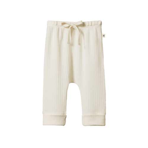 Merino Pointelle Drawstring Pants