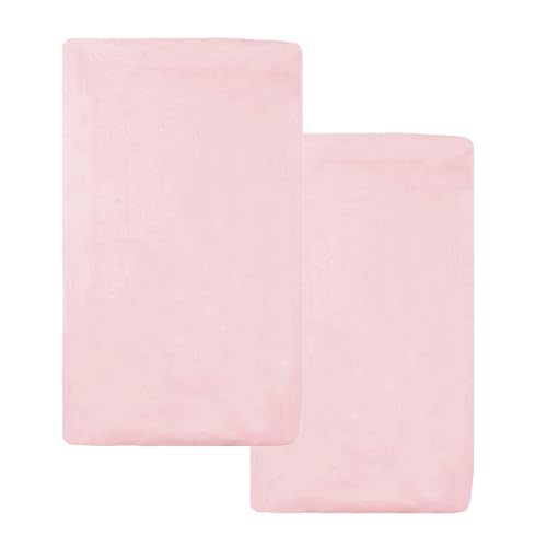 American Baby Company 2 Pack 100% Natural Cotton Fitted Cradle/Bassinet Sheets 36" x 18" - Soft, Breathable & Hypoallergenic Bed Sheets, Pink, Neutral for Boys & Girls