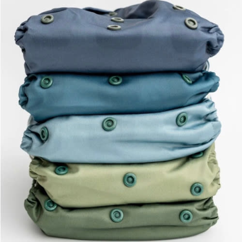 Boho Earth Tones (5) Value Bundle – Kinder Cloth Diaper Co.
