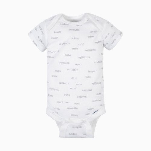 Short Sleeve Printed Onesies Bodysuits (8 Pack) - Neutral Words