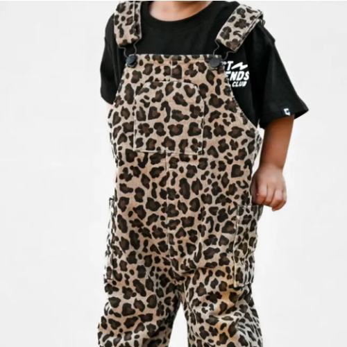 Leopard Print Overalls