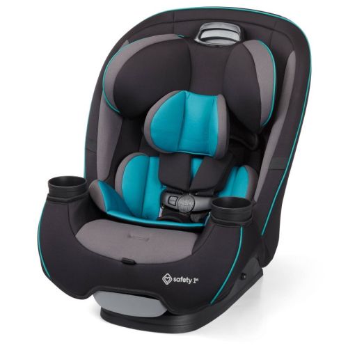 Safety 1st Grow and Go All-in-One Convertible Car Seat - Green Gable: Multi-Position Recline, Machine Washable Seat Pad, LATCH Compatible