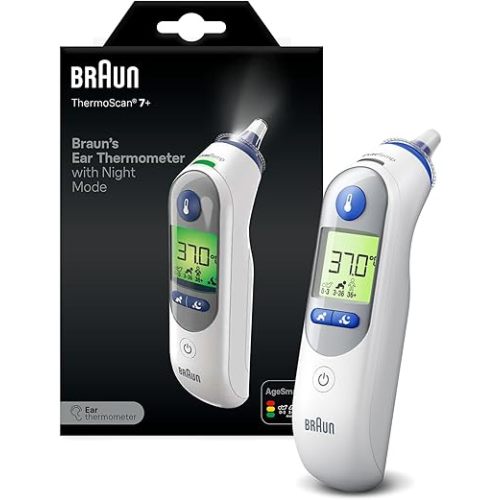 Braun Ear Thermometer AgeSmart™ with Night Mode ThermoScan® 7+