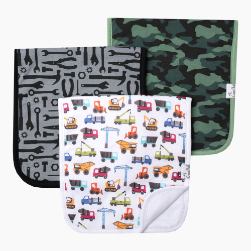 Copper Pearl Burp Cloth (3 Pack) - Diesel