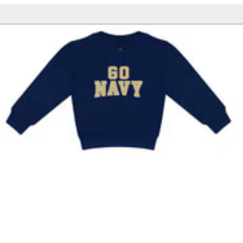 U.S. Naval Academy Store | Go Navy Infant Sweatshirt