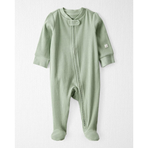 Baby Organic Cotton Rib Sleep & Play Pajamas - Little Planet | Carter's