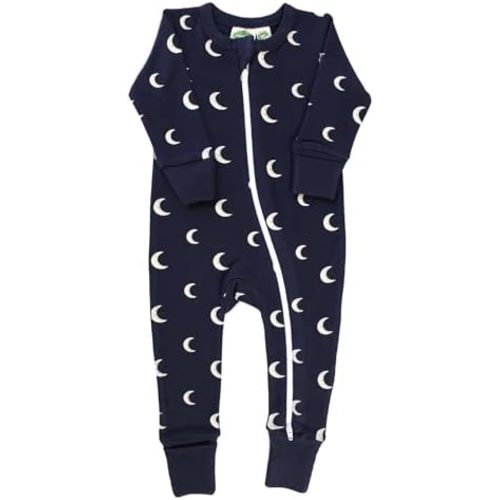 PARADE Organic Holiday Print '2-Way' Zip Romper