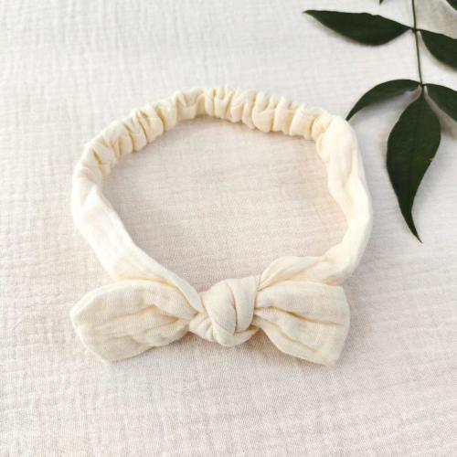 Muslin Baby Headband – Ultimate Comfort & Style Handmade Cotton head bows baby headwear headwraps