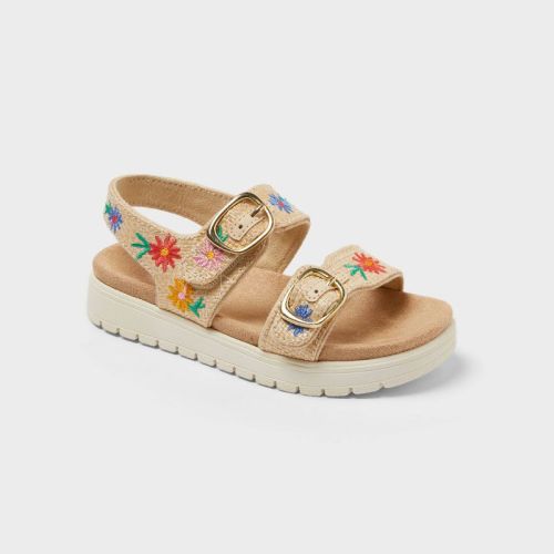 Toddler Sequerah Footbed Sandals - Cat & Jack™ Multicolor 11T