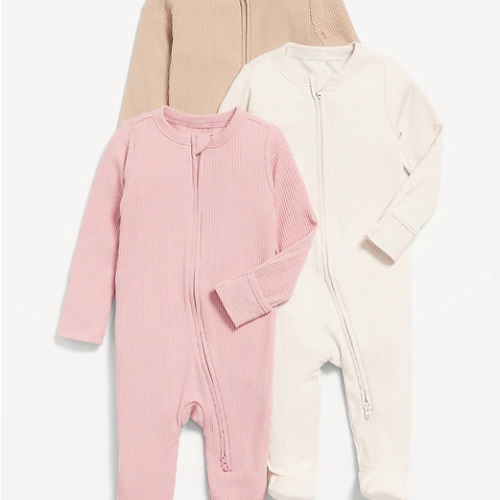Footed One-Piece 3-Pack
