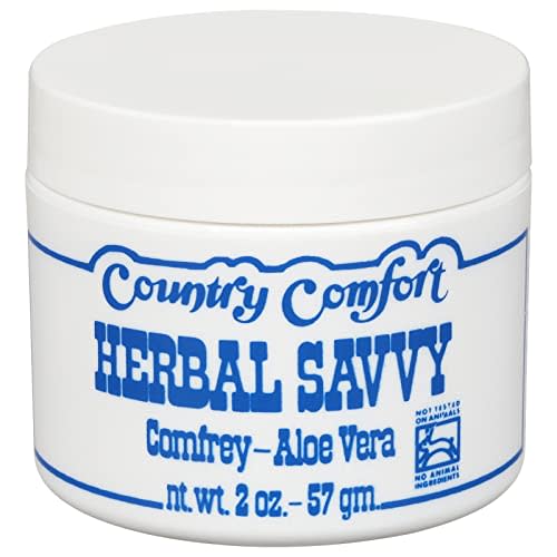 LEAPOA Country Comfort Herbal Savvy Comfrey Aloe Vera - 2 oz (Pack of 2) L8