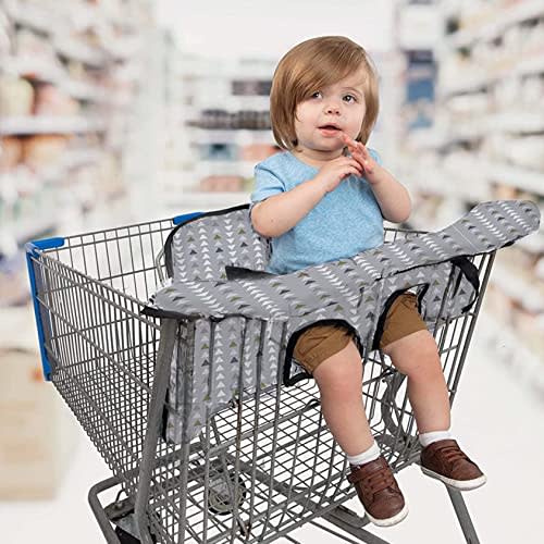 Nuby Easy to Use and Hygienic On-The-Go Shopping Cart and Highchair Cover: 1 Pack, Assorted Designs