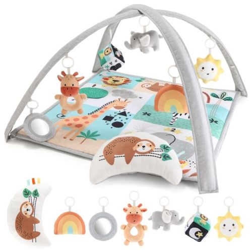 The Peanutshell Safari 123, 7-in-1 Activity Gym & Play Mat for Baby